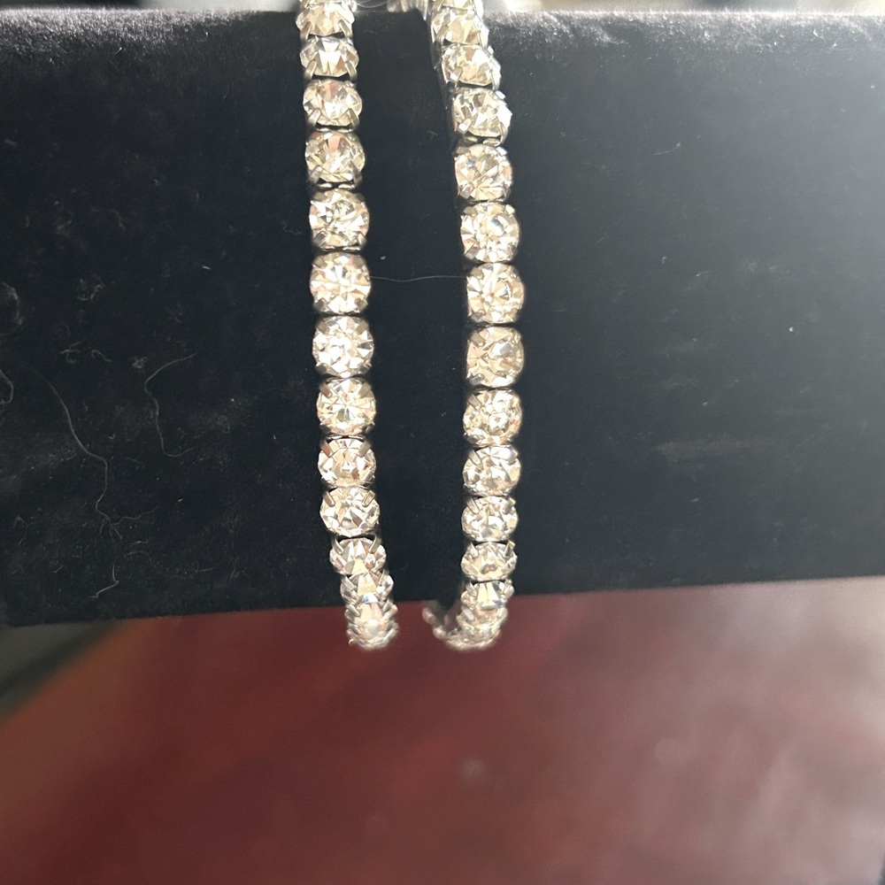 2 Bracelets Stretch With Swarovski Elements - image 2